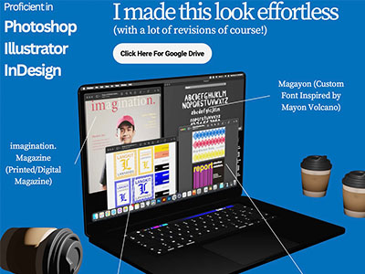 A mock-up of a graphic design project, such as a logo or poster